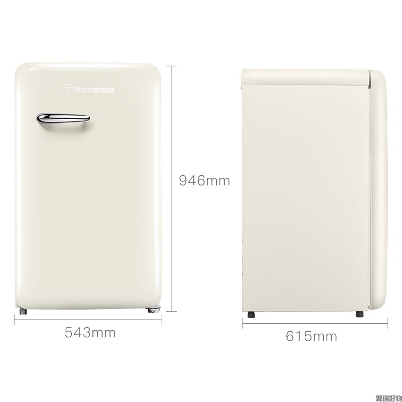 西屋复古直冷冰箱BC-WD118M